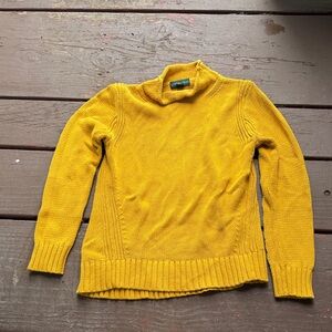 J. Crew Mustard Yellow Women's Sweater